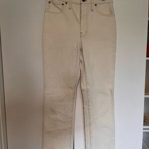 Madewell Slim Demi Boot Vintage Canvas Wash Jeans